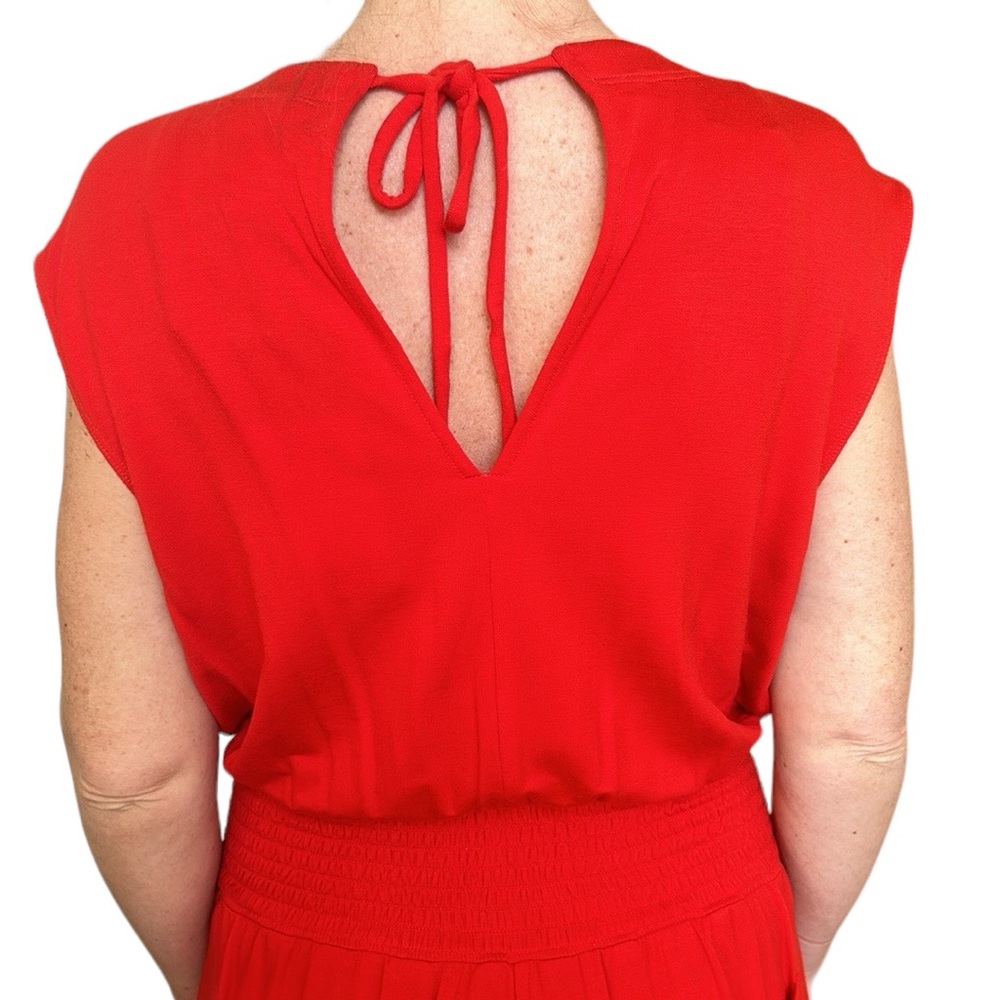 NWT Cabi Uptown Jumpsuit‎ Ankle in Vermilion Red M - Picture 13 of 17
